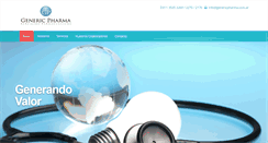 Desktop Screenshot of genericpharma.com.ar